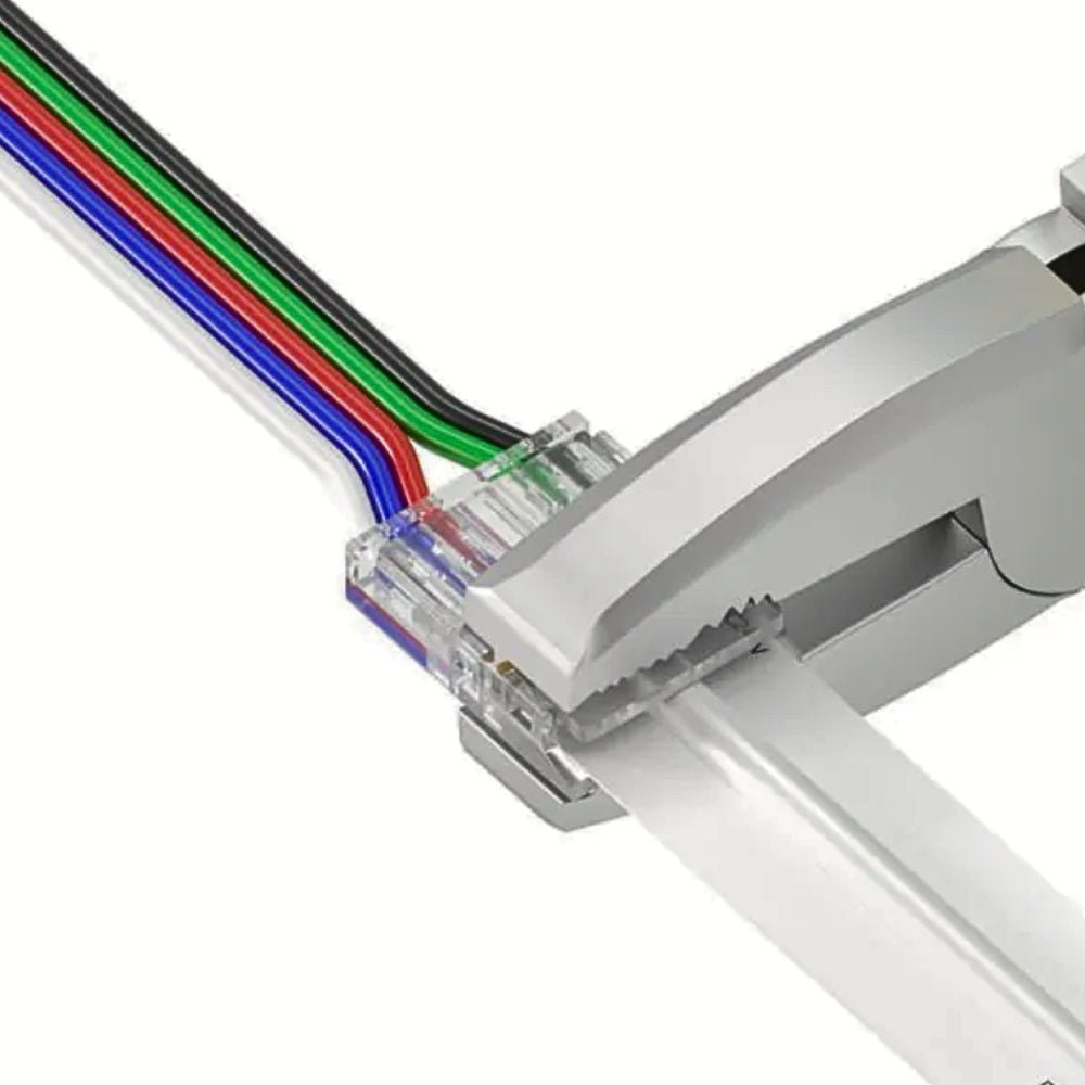 12mm 3 - Pin Connectors Kit for RGB IC SPI COB LED Strip Light IP20 - House of LEDS