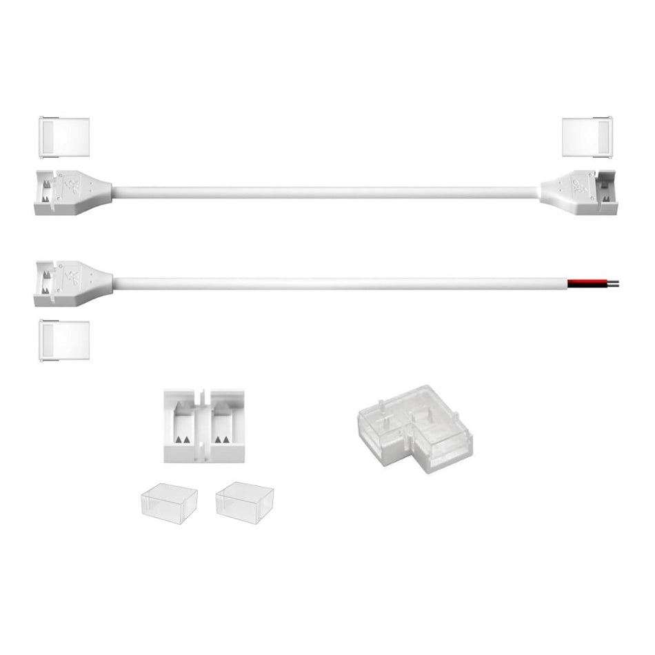 8mm 2 - Pin DC IP67 Connectors for Single COB LED Strip Light - House of LEDS
