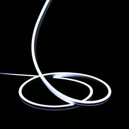 Cool White LED Neon Flex 24V 8x16mm 120LEDs/m IP65 Waterproof 15m - House of LEDS