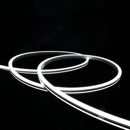 Cool White Neon Flex 24V 8x16mm 120LEDs/m IP65 Waterproof 5cm Cut - House of LEDS
