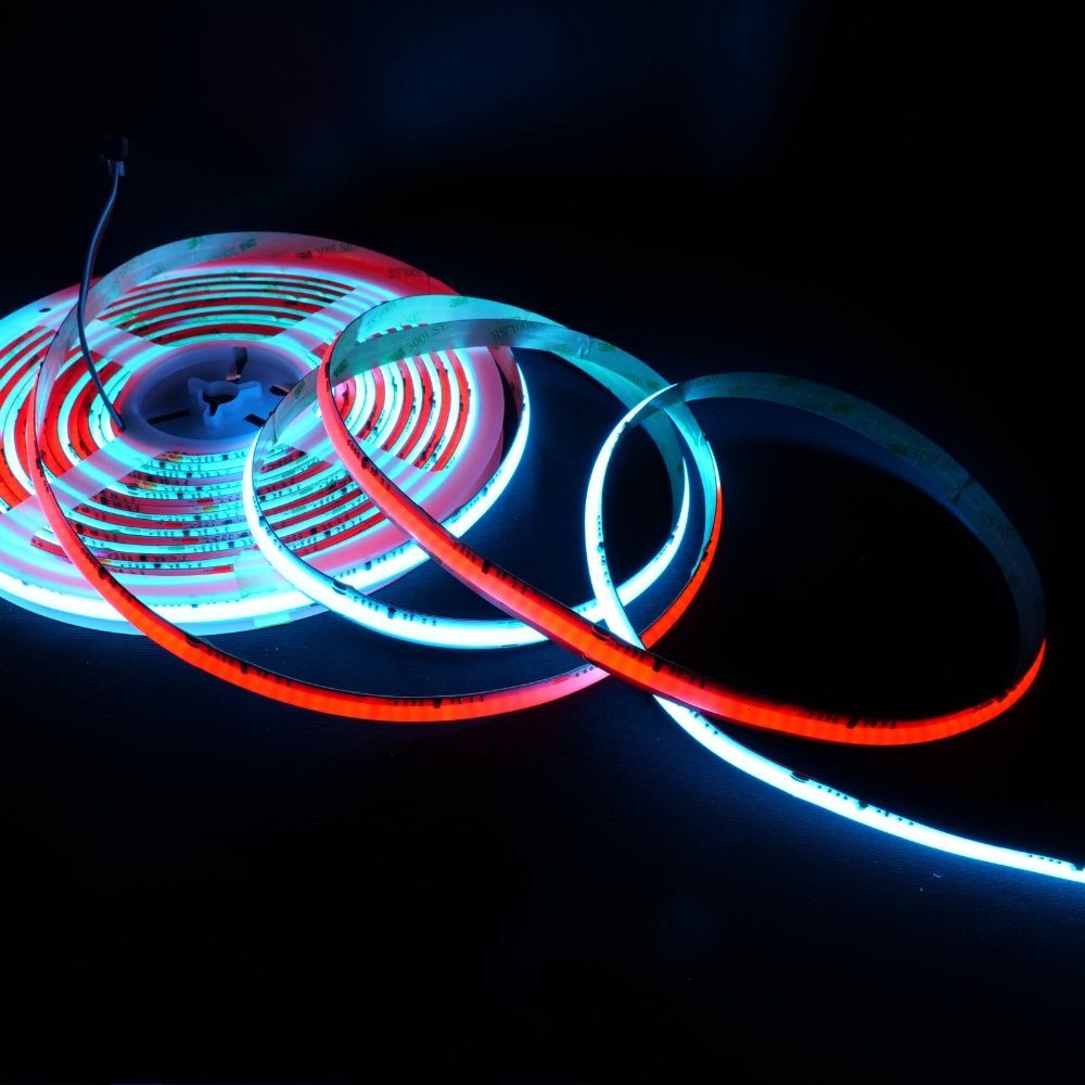 Digital Pixel RGBW (3000K) COB Strip 24V IP20 720 LEDs/m WS2814 10mm wide - House of LEDS