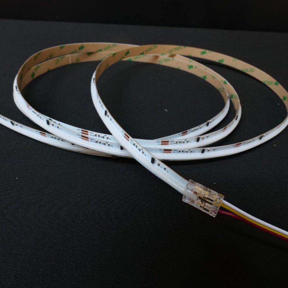 Digital Pixel RGBW (3000K) COB Strip 24V IP20 720 LEDs/m WS2814 10mm wide - House of LEDS