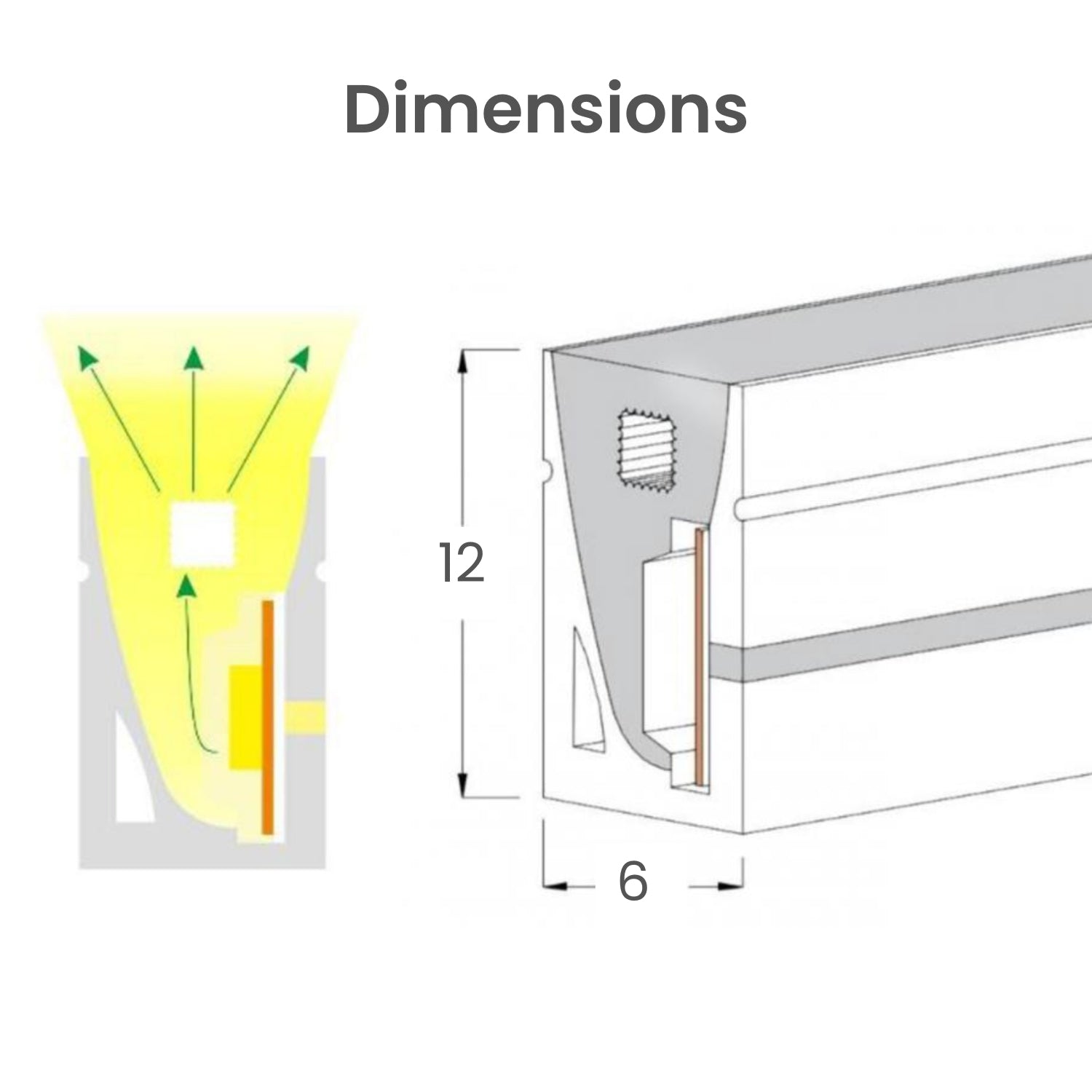 Mini Blue Neon Flex 6000K 24V 6x12mm IP65 Waterproof 15m - House of LEDS