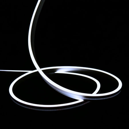 Mini Cool White Neon Flex 6000K 24V 6x12mm IP65 Waterproof 15m - House of LEDS