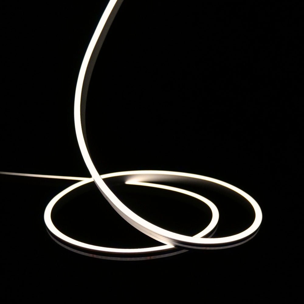 Mini Natural White Neon Flex 4000K 24V 6x12mm IP65 Waterproof 15m - House of LEDS