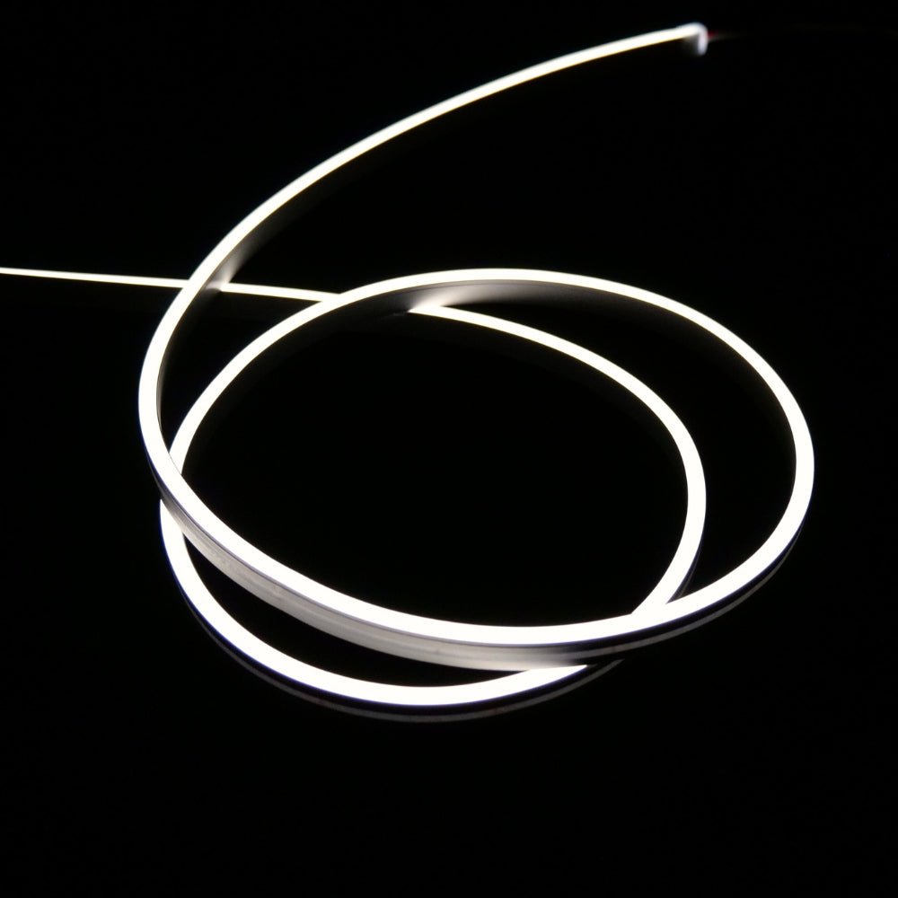 Mini Natural White Neon Flex 4000K 24V 6x12mm IP65 Waterproof 15m - House of LEDS