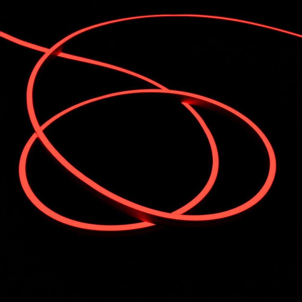 Mini Red Neon Flex 6000K 24V 6x12mm IP65 Waterproof 15m - House of LEDS