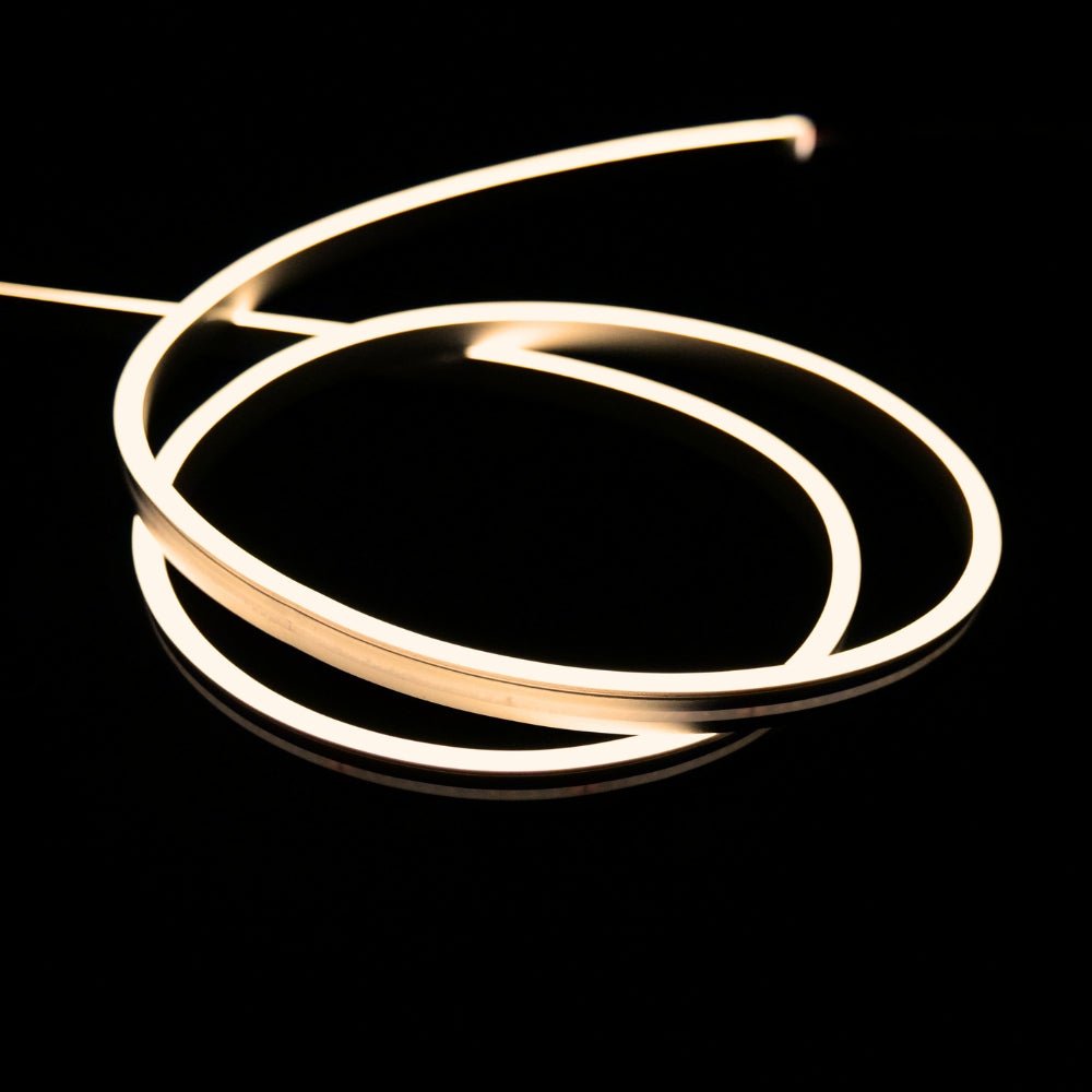 Mini Warm White Neon Flex 3000K 24V 6x12mm IP65 Waterproof 15m - House of LEDS