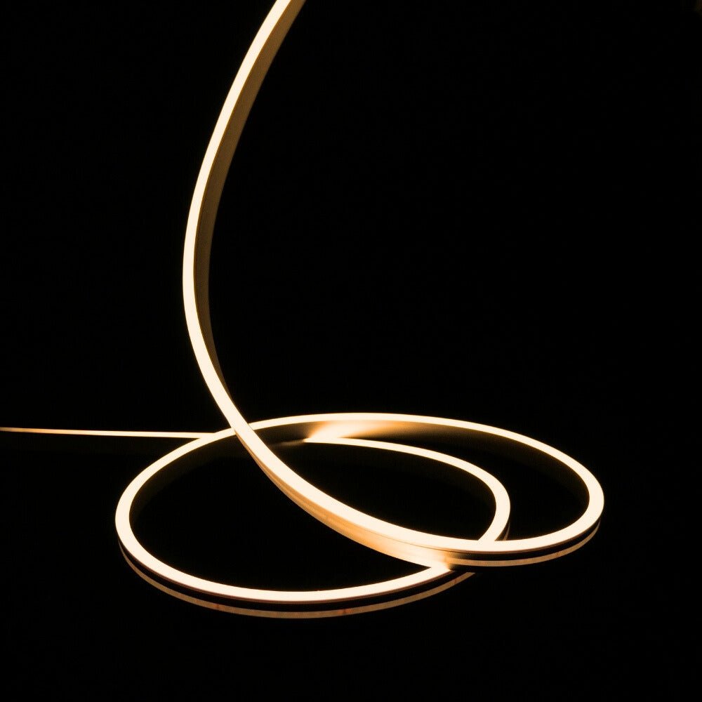 Mini Warm White Neon Flex 3000K 24V 6x12mm IP65 Waterproof 15m - House of LEDS