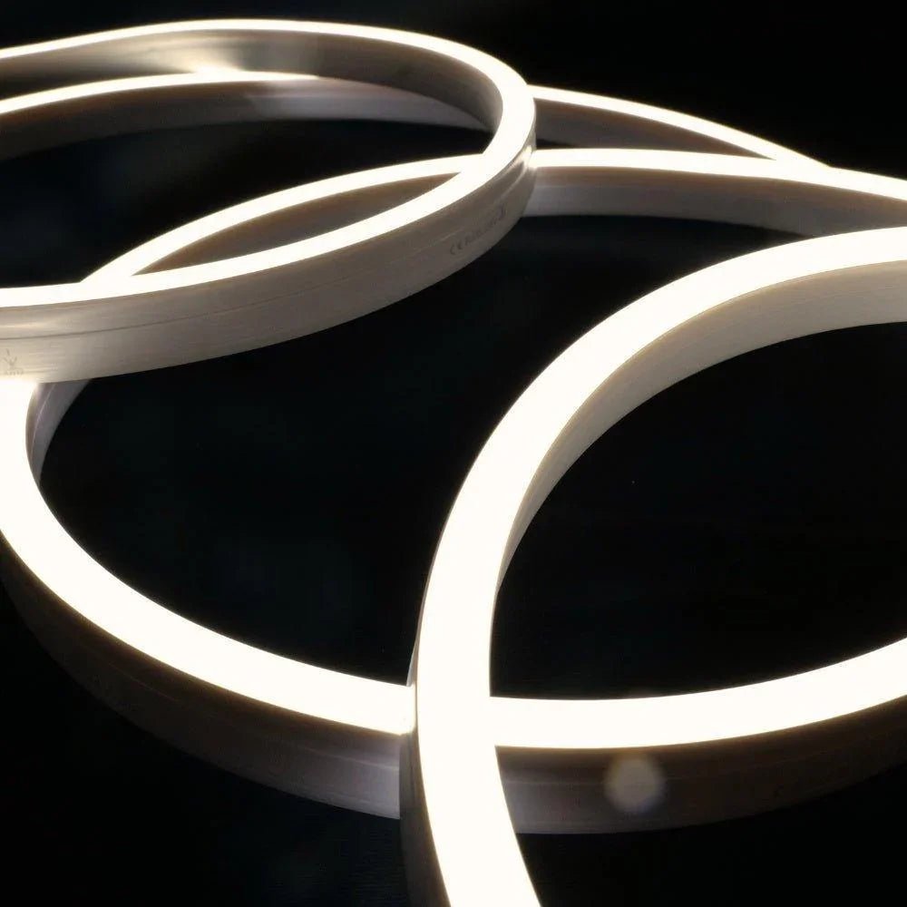 Natural White LED Flex 24V 8x16mm 120LEDs/m IP65 Waterproof 15m - House of LEDS