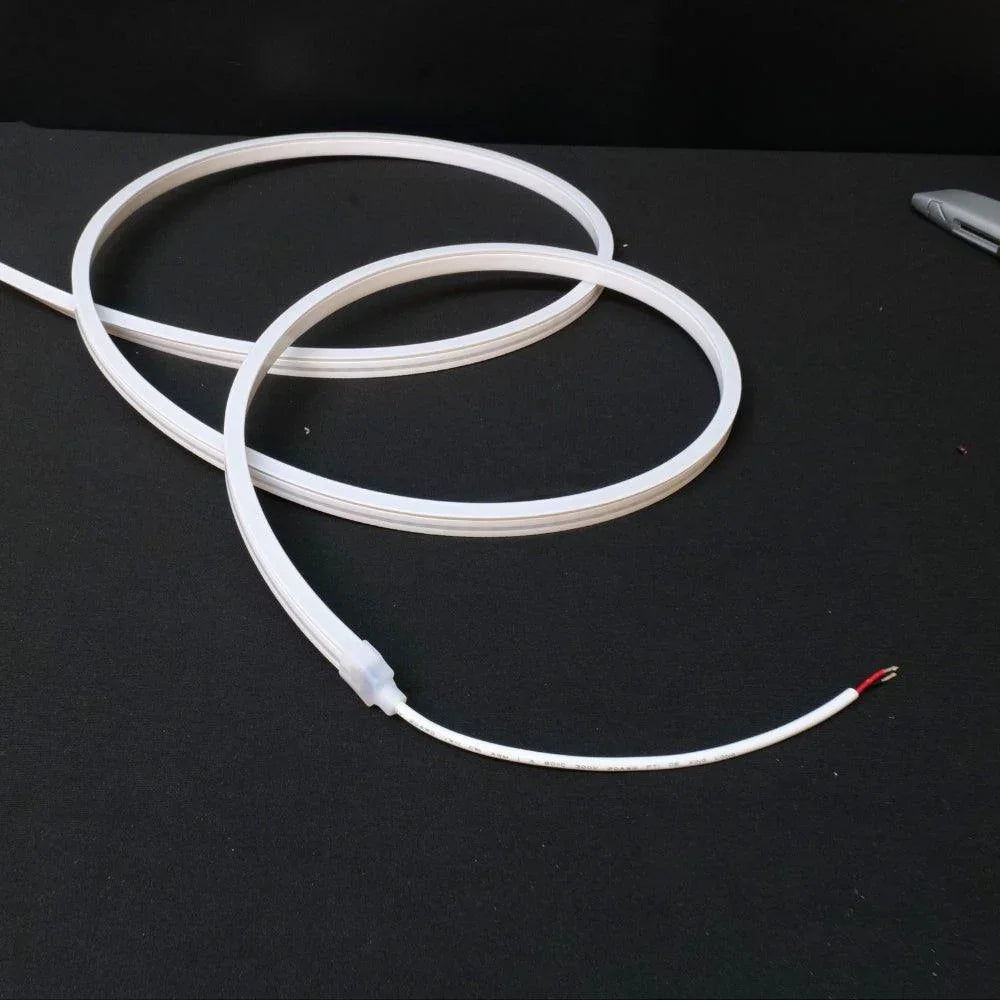 Red LED Neon Flex 24V 8x16mm 120LEDs/m IP65 Waterproof 15m - House of LEDS