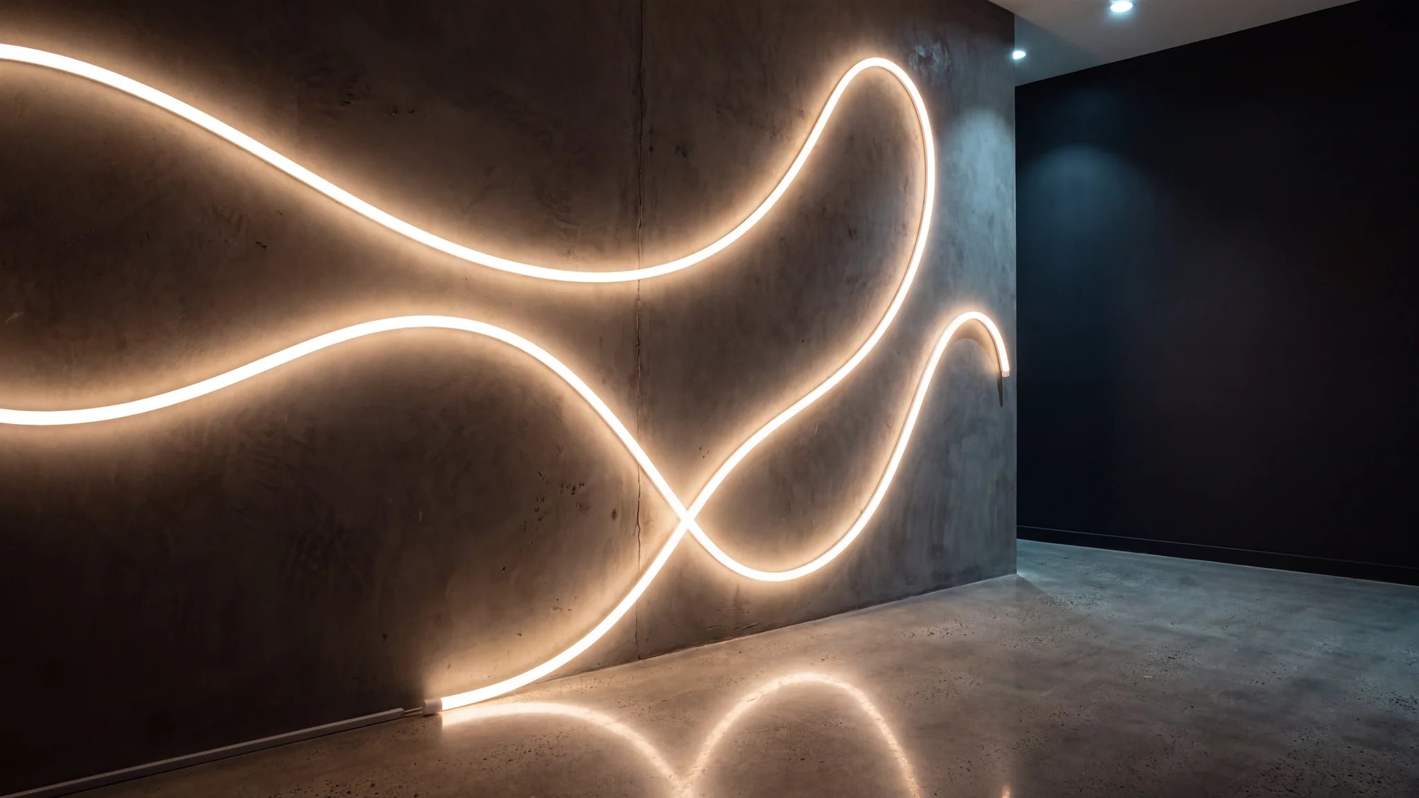 Large bespoke architectural LED neon installation