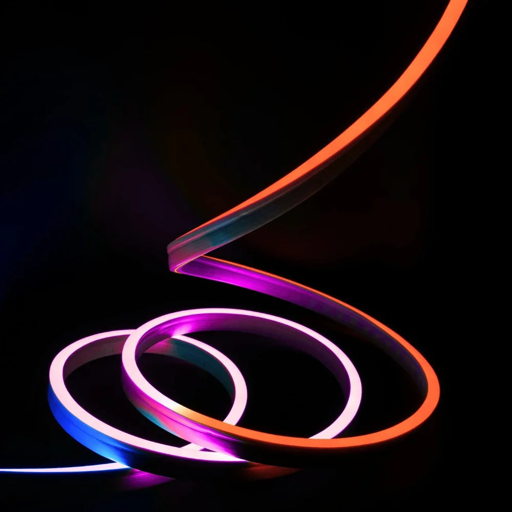 Addressable digital pixel RGB LED neon flex