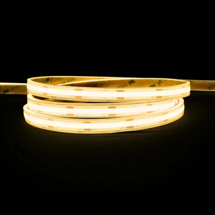 Warm white IP68 waterproof COB LED strip lighting