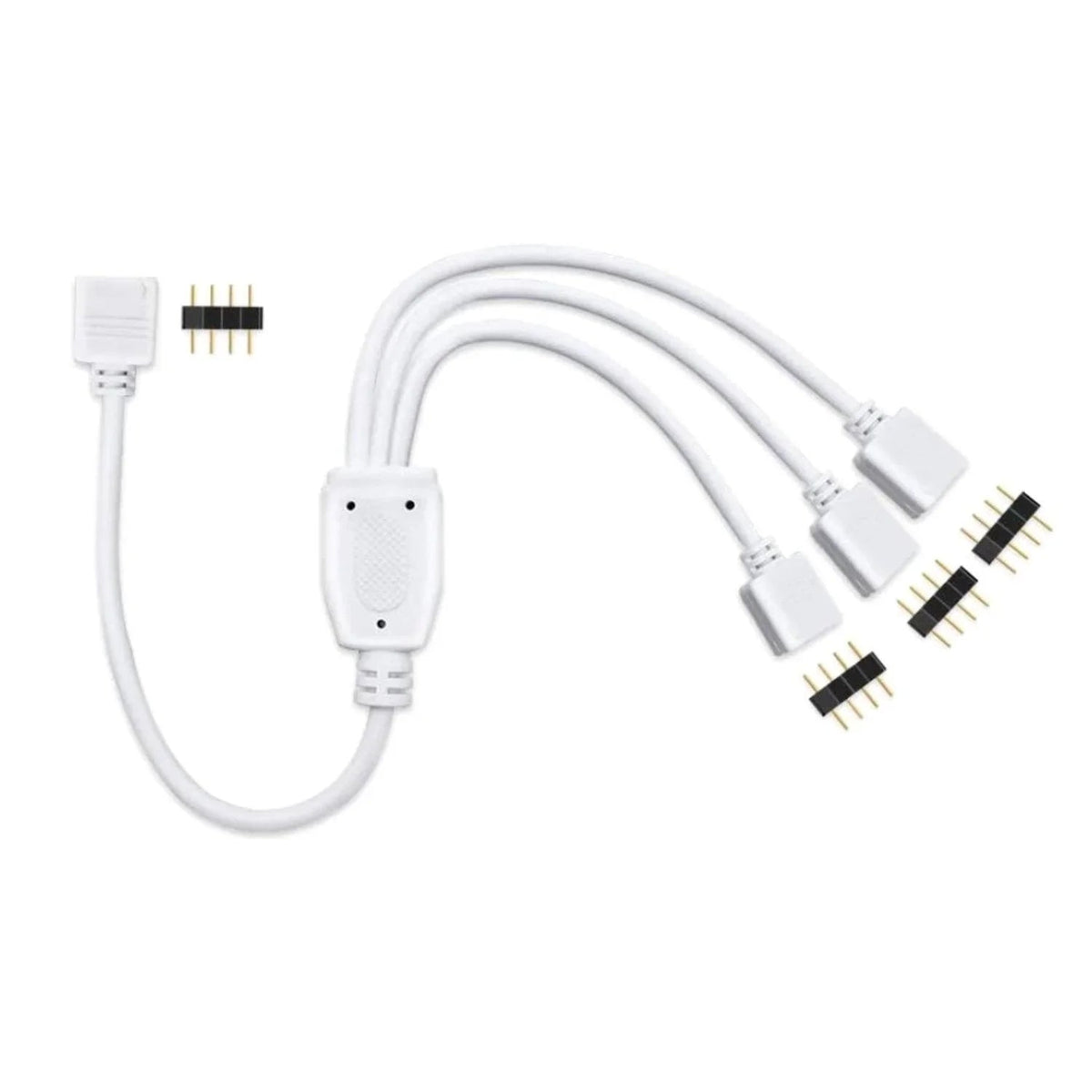 1 to 3 Ports Female/Male Connection Cable 4 Pin Splitter Cable — House of LEDs UK