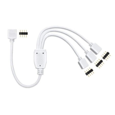 1 to 3 Ports Female/Male Connection Cable 4 Pin Splitter Cable — House of LEDs UK