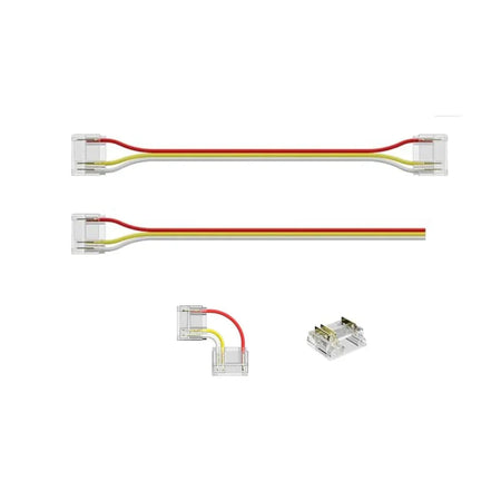 12mm 3-Pin Connectors Kit for RGB IC SPI COB LED Strip Light IP20 — House of LEDs UK