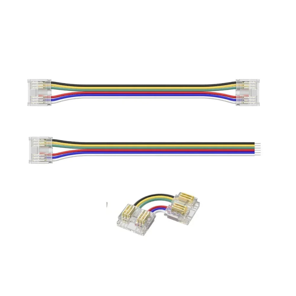 12mm 6-Pin Connectors Kit for RGB CCT COB LED Strip Light IP20 — House of LEDs UK