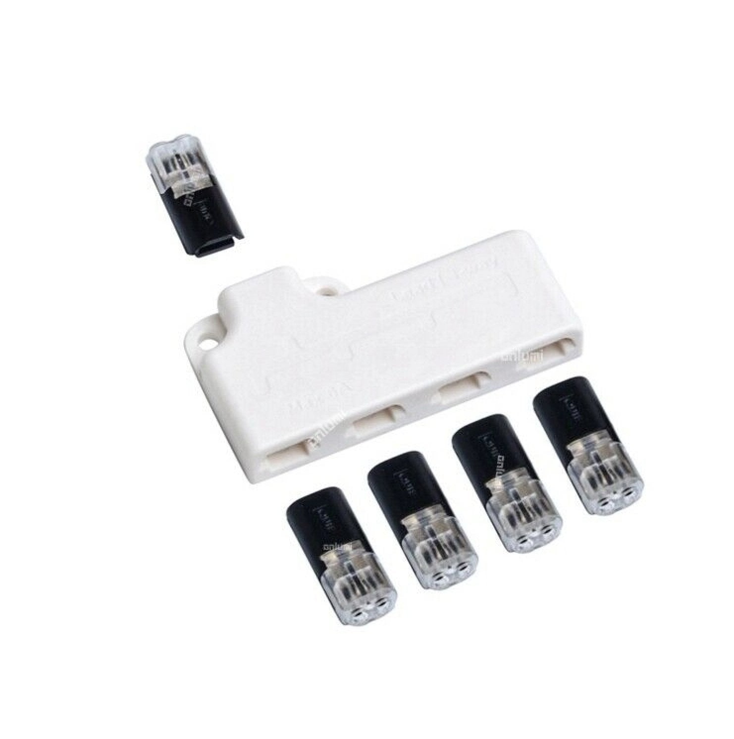 12V 2Pin LED Strip 2/3/4 Way Connector For Power Distribution Single Colour LED - House of LEDS