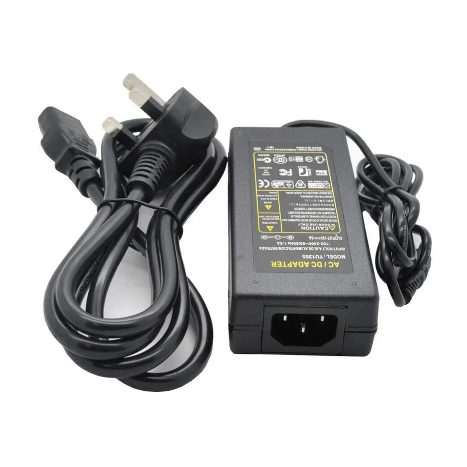 24V 5A 60W AC/DC Power Supply Adaptor Transformer — House of LEDs UK