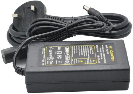 12V 5A 5 amp 60W AC/DC Power Supply Adaptor Transformer — view 2 — House of LEDs UK