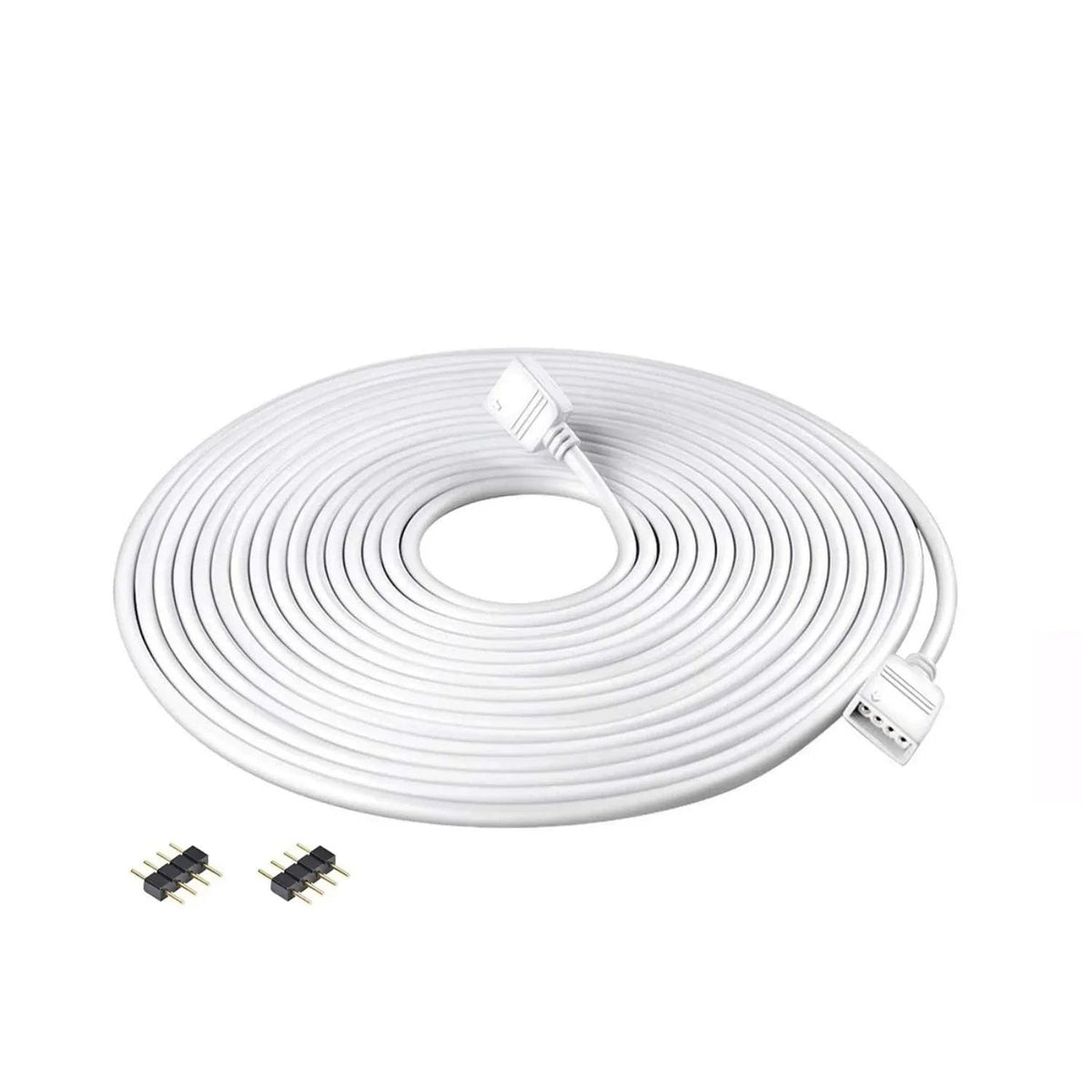 2 Metre DC 12V/24V RGB LED Strip 4 Pin Soldless Connector Cables 5050 3528 — House of LEDs UK