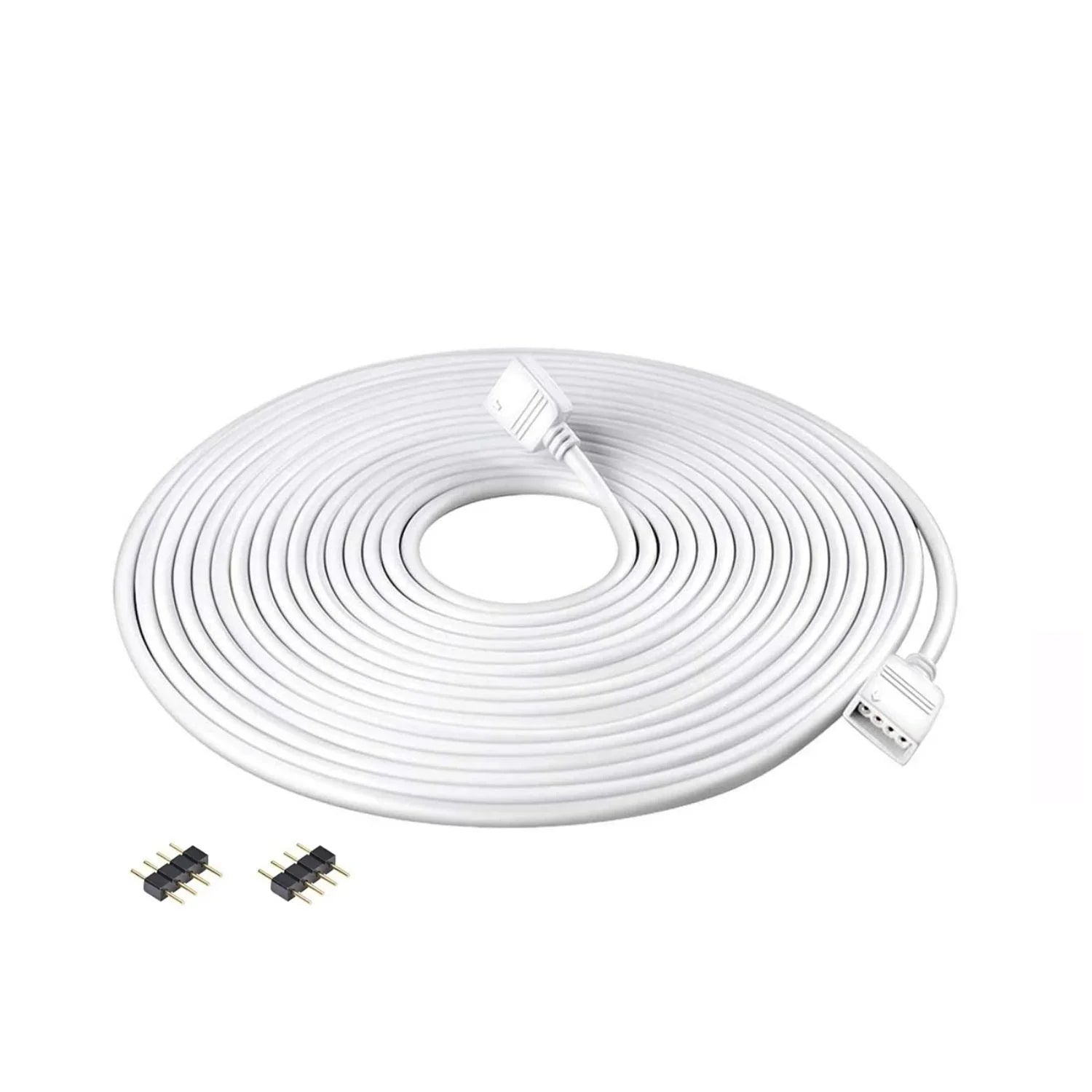 2 Metre DC 12V/24V RGB LED Strip 4 Pin Soldless Connector Cables 5050 3528 — House of LEDs UK