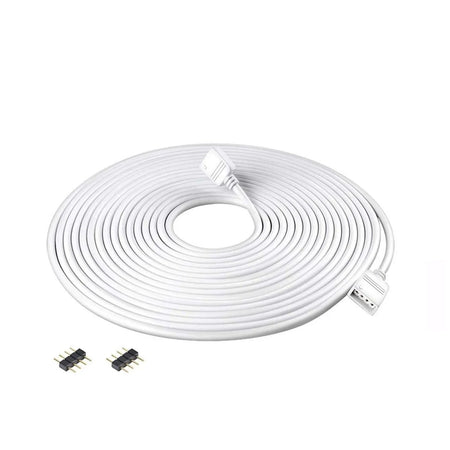 2 Metre DC 12V/24V RGB LED Strip 4 Pin Soldless Connector Cables 5050 3528 — House of LEDs UK