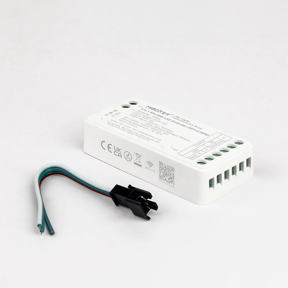 Miboxer 5 in 1 SPI+DMX LED Controller (WiFi+2.4G) SPIW5