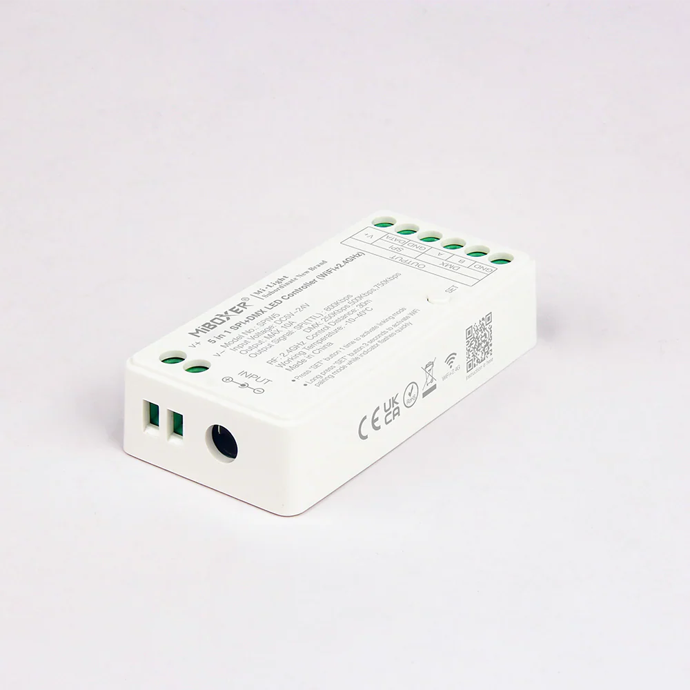 Miboxer 5 in 1 SPI+DMX LED Controller (WiFi+2.4G) SPIW5 — view 4 — House of LEDs UK