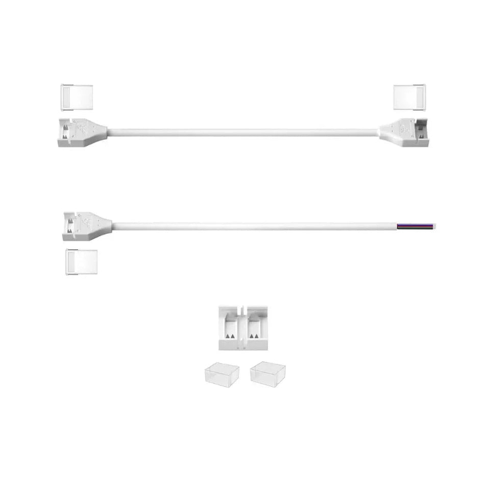 12mm 4-Pin DC Connectors for RGB COB LED Strip Light IP67 — House of LEDs UK