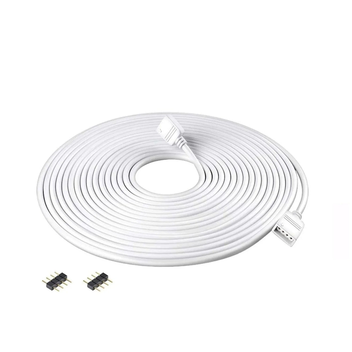 5 Metre DC 12V/24V RGB LED Strip 4 Pin Soldless Connector Cables 5050 3528 — House of LEDs UK