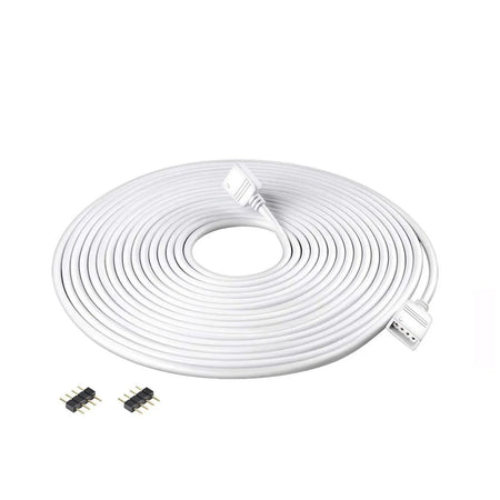 5 Metre DC 12V/24V RGB LED Strip 4 Pin Soldless Connector Cables 5050 3528 — House of LEDs UK