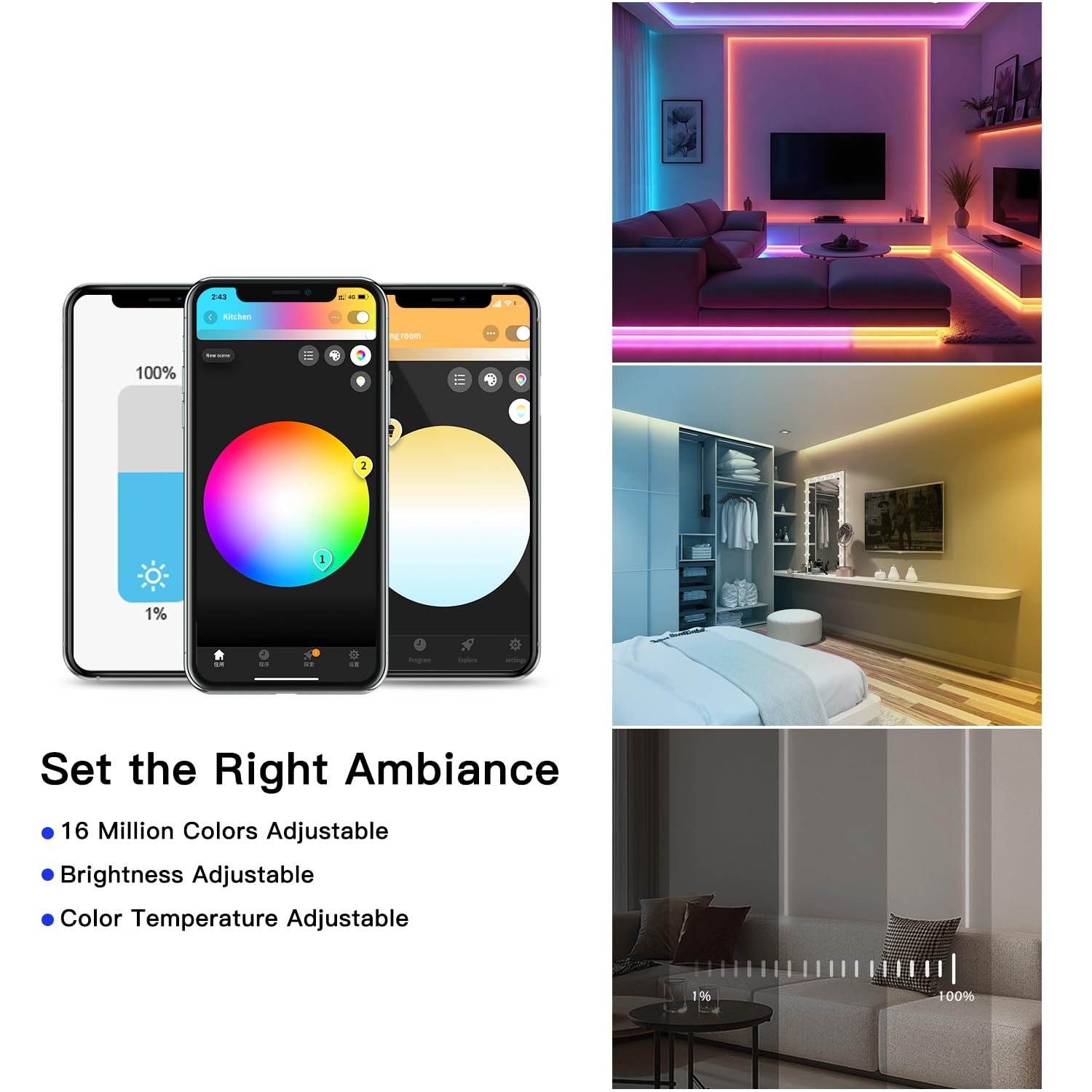 GLEDOPTO ZigBee 3.0 Pro Max 5 in 1 LED Strip Controller PWM Dimming RGBCCT RGBW CCT Monochrome APP Voice Control GL-C-601P — view 10 — House of LEDs UK