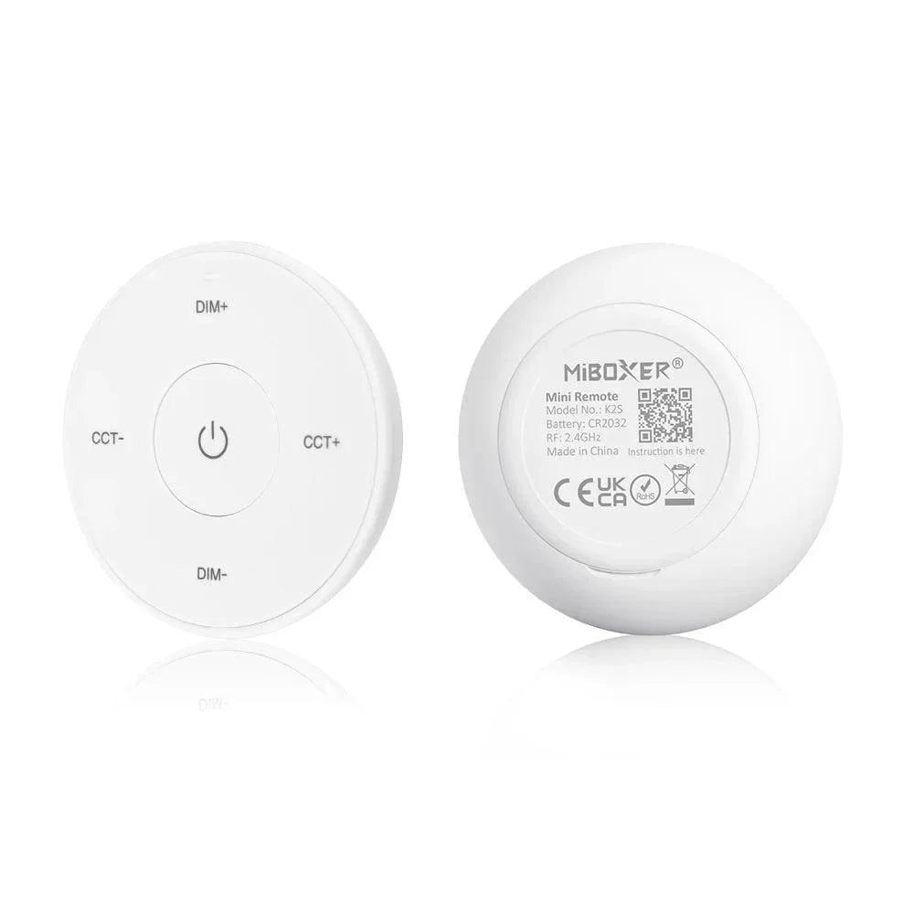 Miboxer K2 Mini Remote (2.4GHz) CCT Bulbs and Controllers White — view 4 — House of LEDs UK