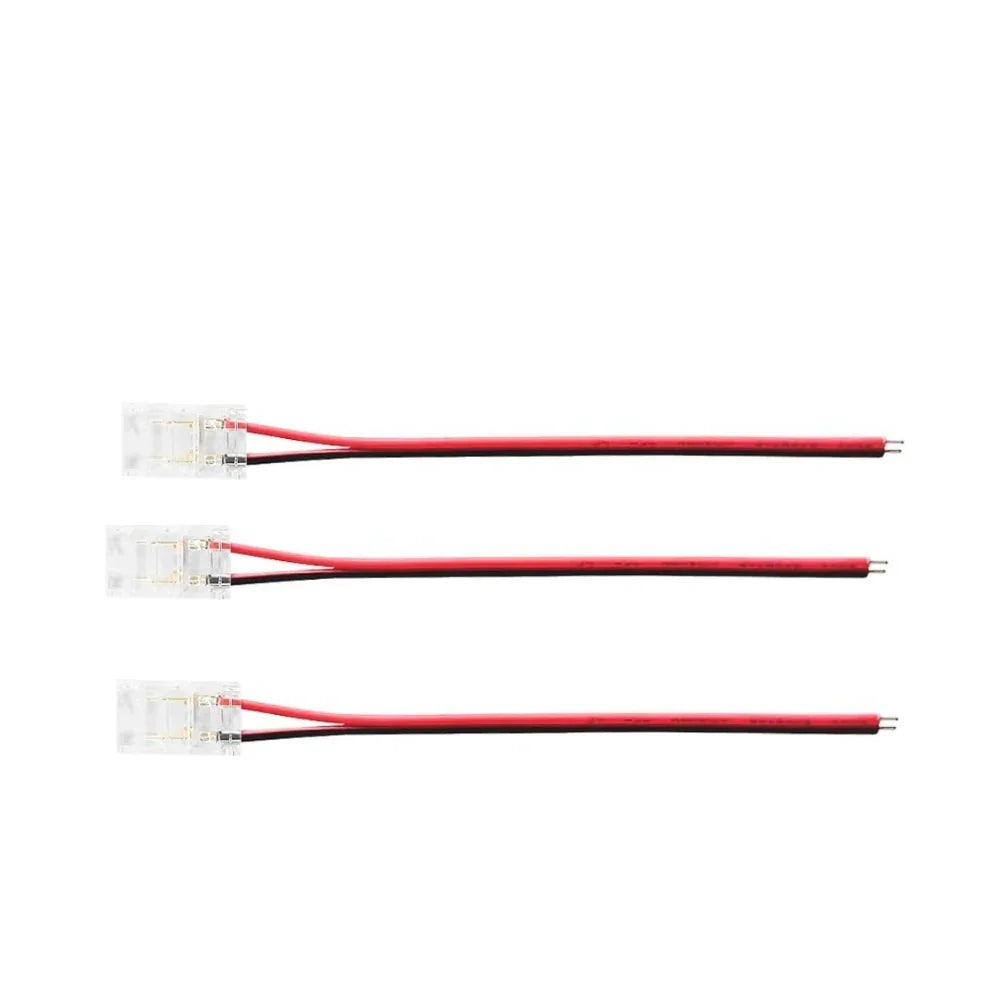 8mm 2-Pin DC Connectors for Single COB LED Strip Light IP20 — view 4 — House of LEDs UK
