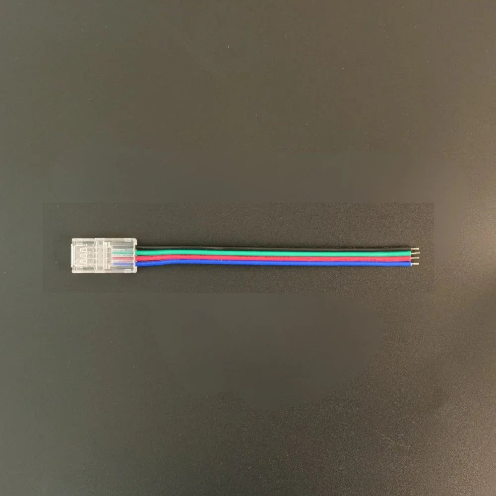 8mm 4-Pin Connectors Kit for RGB COB LED Strip Light IP20 — view 9 — House of LEDs UK