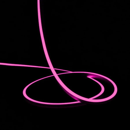 Pink Neon Flex 24V 8x16mm 120LEDs/m IP65 Waterproof 5cm Cut 15m — House of LEDs UK