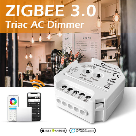 GLEDOPTO ZigBee Triac AC 100 - 240V Dimmer GL-SD-001 — view 2 — House of LEDs UK