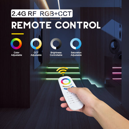 GLEDOPTO 8 Group RGB+CCT Remote Control GL-RC-009 — view 4 — House of LEDs UK