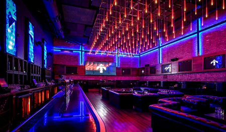 Blue LED Neon Flex AC 220V 240V 8x16mm 120LEDs/m IP65 Waterproof with UK Plug - ATOM LED