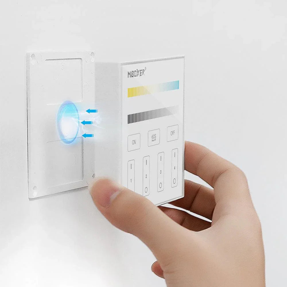 Miboxer B2 Wall Mount 4-Zone Panel Remote CCT — view 3 — House of LEDs UK