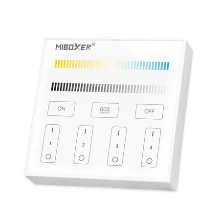 Miboxer B2 Wall Mount 4-Zone Panel Remote CCT — House of LEDs UK