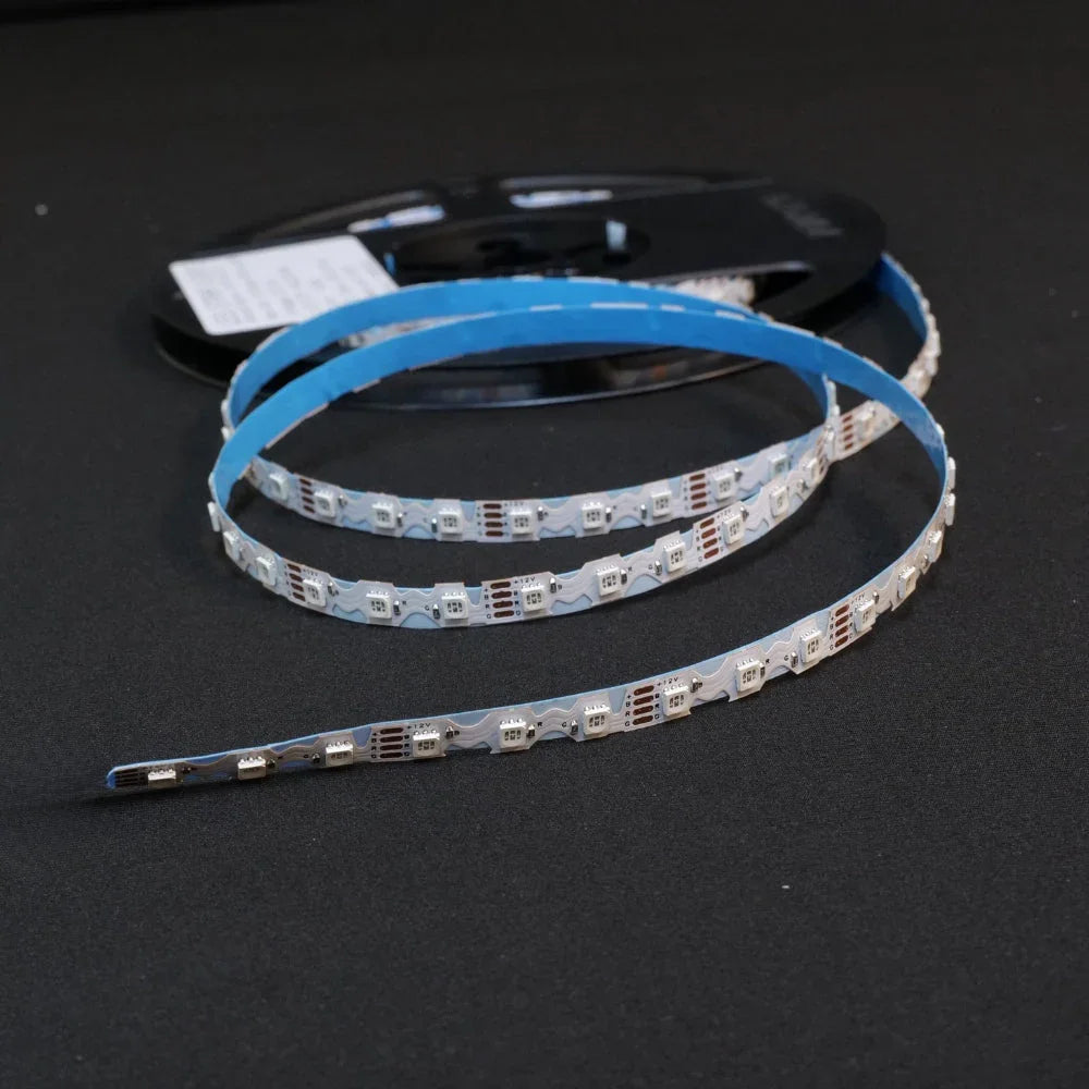 Bendable S-Shape RGB LED Strip 3835 Zig Zag IP20 Waterproof 12V 90 LEDs/m 8mm — view 5 — House of LEDs UK
