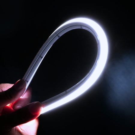 Cool White Neon Flex 6000K 24V 10x10mm Dual Bend IP67 Waterproof 12m — view 4 — House of LEDs UK