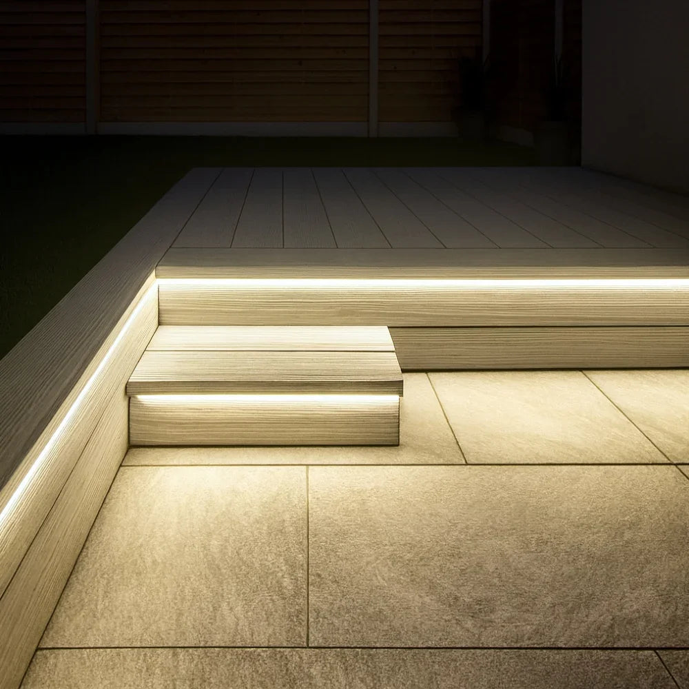 Decking LED Lights White 6x12mm Ip67 48V 10cm Cut 40m — view 34 — House of LEDs UK