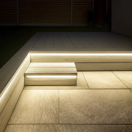 Decking LED Lights White 6x12mm Ip67 24V 5cm Cut 20m — view 31 — House of LEDs UK