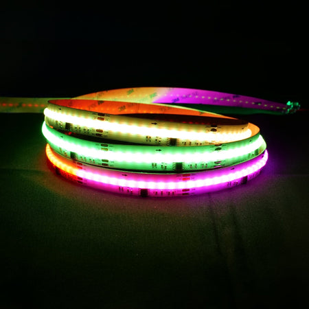 Digital Pixel RGB CCT COB Strip 24V IP20 840 LEDs/m WS2805 15mm Wide — view 15 — House of LEDs UK