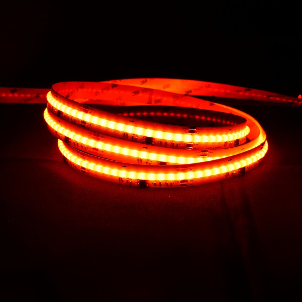 Digital Pixel RGB CCT COB Strip 24V IP20 840 LEDs/m WS2805 15mm Wide — view 12 — House of LEDs UK