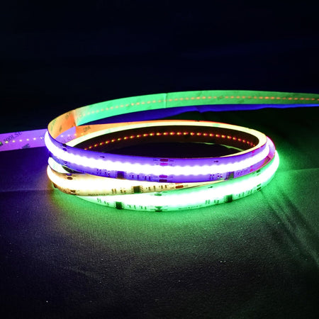 Digital Pixel RGB CCT COB Strip 24V IP20 840 LEDs/m WS2805 15mm Wide — view 13 — House of LEDs UK